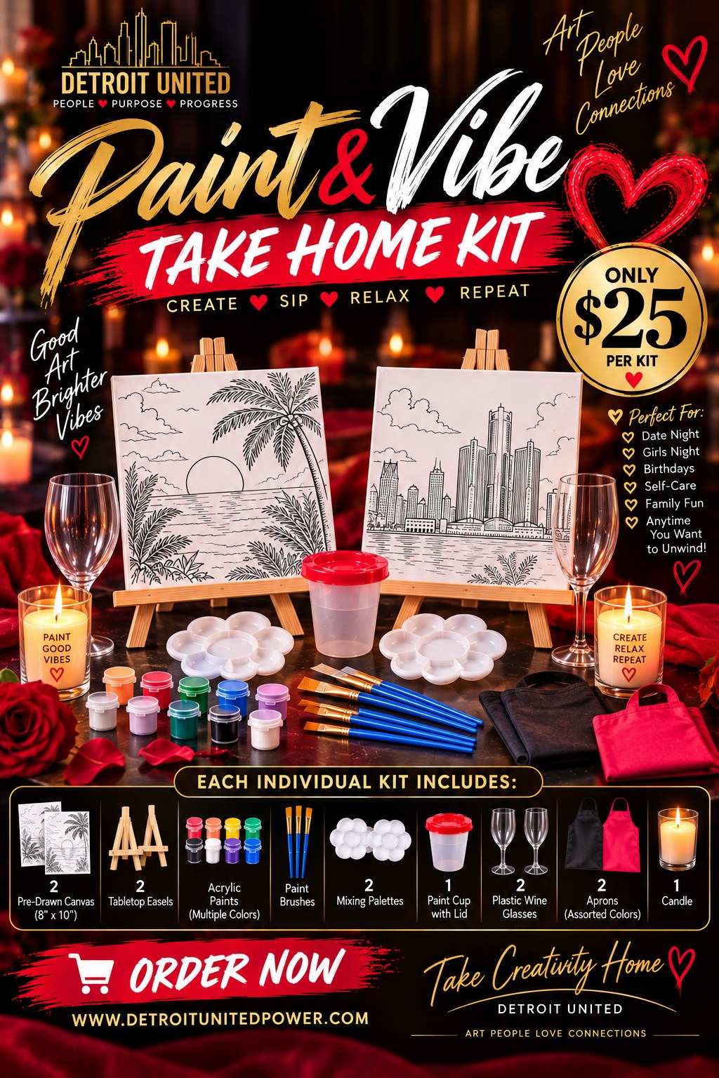 Paint & Vibe Take-Home Kit